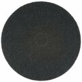 3M 7200 18in Black Stripping Floor Pad, 5PK 399187200BK